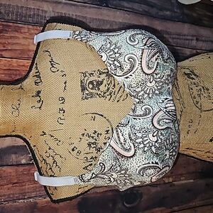 Cacique Balconette Bra Paisley Print Size 42D